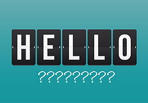 What to say after hello