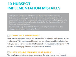 Hubspot implementation mistakes